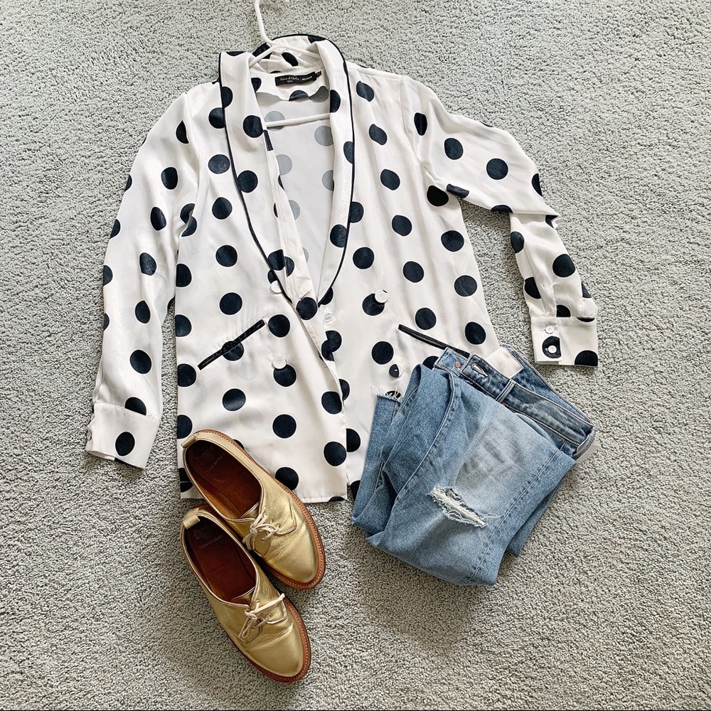 House of Harlow 1960xREVOLVE Arthur Top Dot Print - Picture 3 of 8